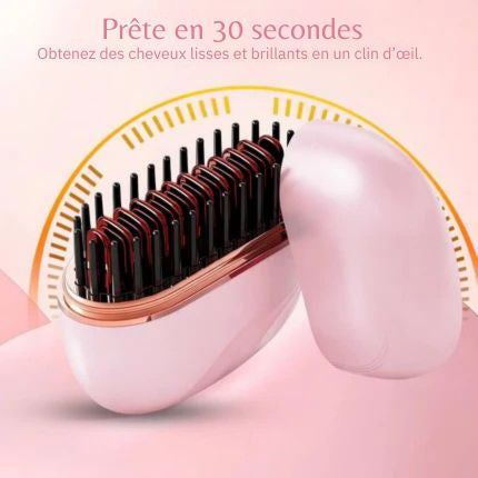 Brosse Lissante Portable Élégance™